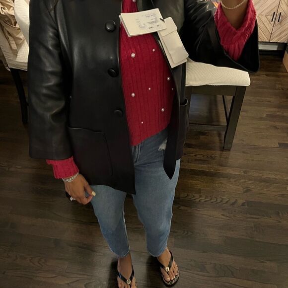 Ladies Gucci leather jacket - Picture 2 of 12